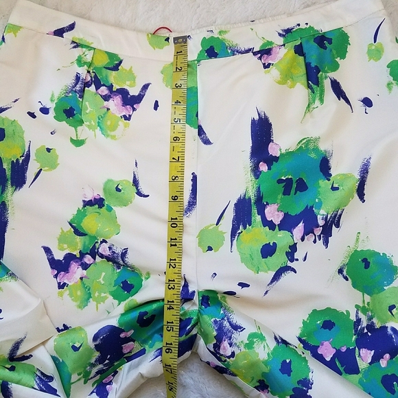 Frances Valentine Palazzo Pants in Tuileries Oyster Green - Picture 6 of 13